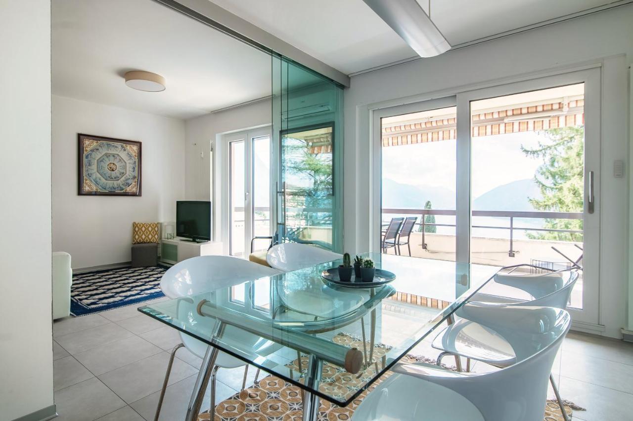 Goccia Di Lago Lake View 盧加諾 外观 照片