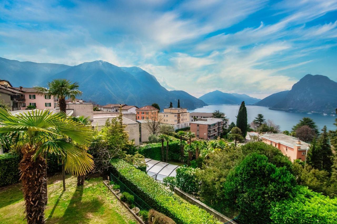 Goccia Di Lago Lake View 盧加諾 外观 照片